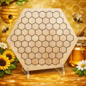 Ultimate Hexagon Honeycomb Challenge Puzzle | Colour Your Own Wooden Brain Teaser & Strategy Puzzle