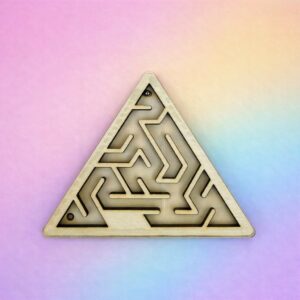 Children's Triangle Ball Bearing Maze Puzzle