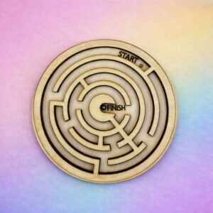 Kids Circular Ball Bearing Maze Puzzle