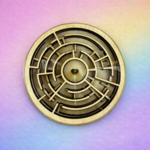 Advanced Double-Layer Ball Bearing Maze Puzzle for Kids