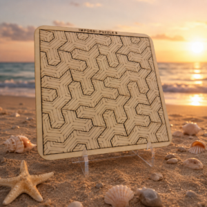 Impossi-Puzzle 3 – Extremely Difficult Wooden Puzzle | Ultimate Brain Teaser Challenge